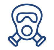 asbestos gas icon